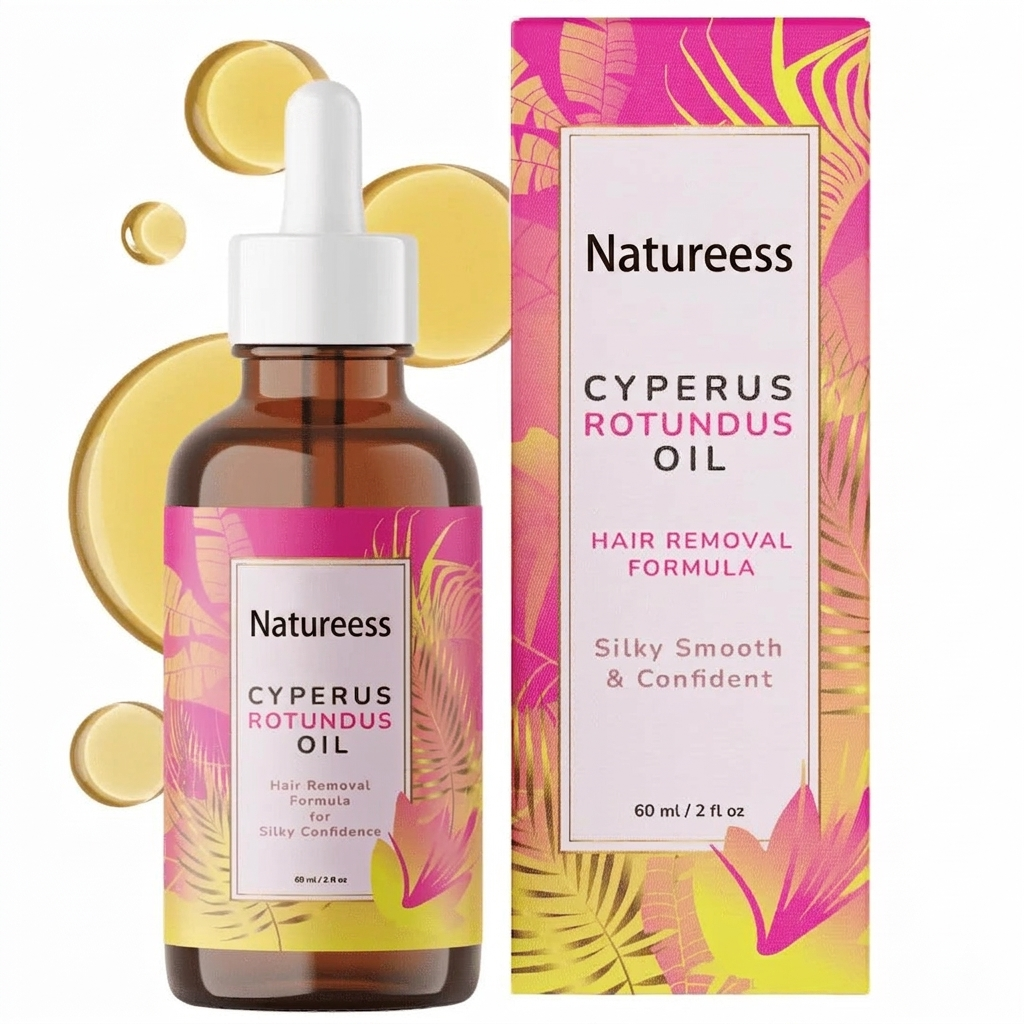 Natureess Beauty Hair Reduction Oil – Stop Unwanted Hair & Reveal Softer Skin