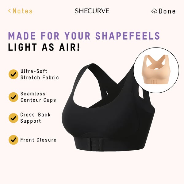 💕Comfort Fit Posture-Perfect Wireless Bra