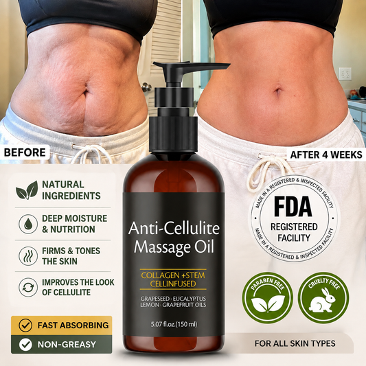 Anti Cellulite Massage Oil — Target Stubborn Fat & Sculpt Your Body