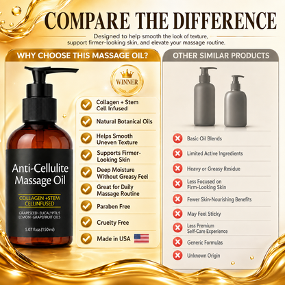Anti Cellulite Massage Oil — Target Stubborn Fat & Sculpt Your Body
