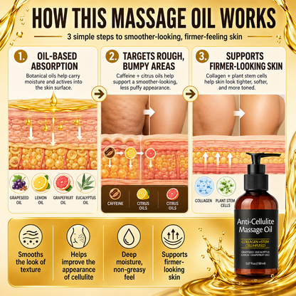 Anti Cellulite Massage Oil — Target Stubborn Fat & Sculpt Your Body