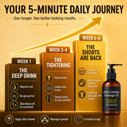 Anti Cellulite Massage Oil — Target Stubborn Fat & Sculpt Your Body